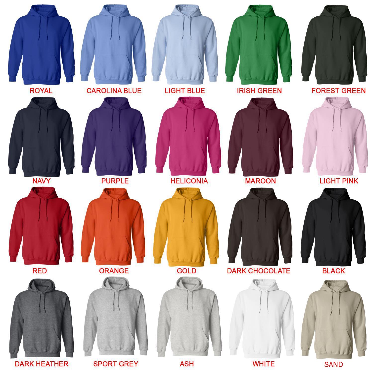 hoodie color chart - Dog Man Merch