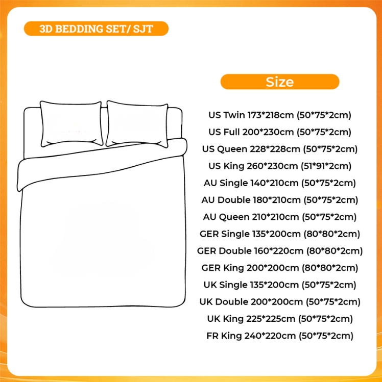 3D BEDDING SET - Dog Man Merch