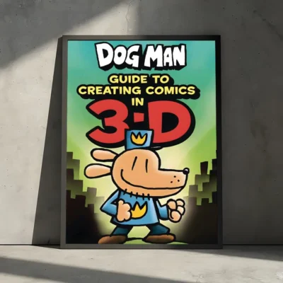 Dog Man Guide To Creating Comics in 3D Wall Art