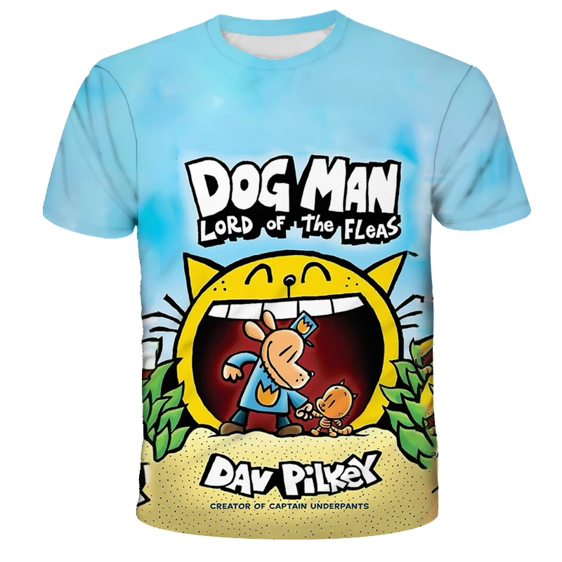 Lord of the Fleas Cartoon Dog Man 3D Kid T-shirt