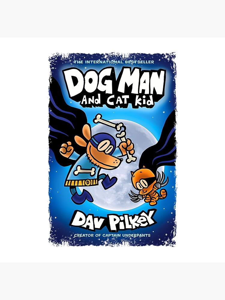 Dog Man And Cat Kid Throw Pillow - Image 2