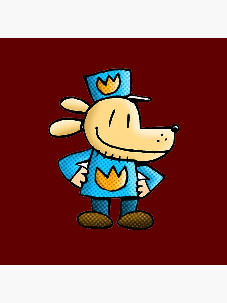 Dogman Red Background Tapestry - Image 2