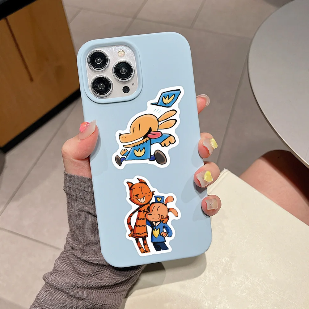 55Pcs Cartoon Anime Dog Man Graffiti Stickers - Image 5