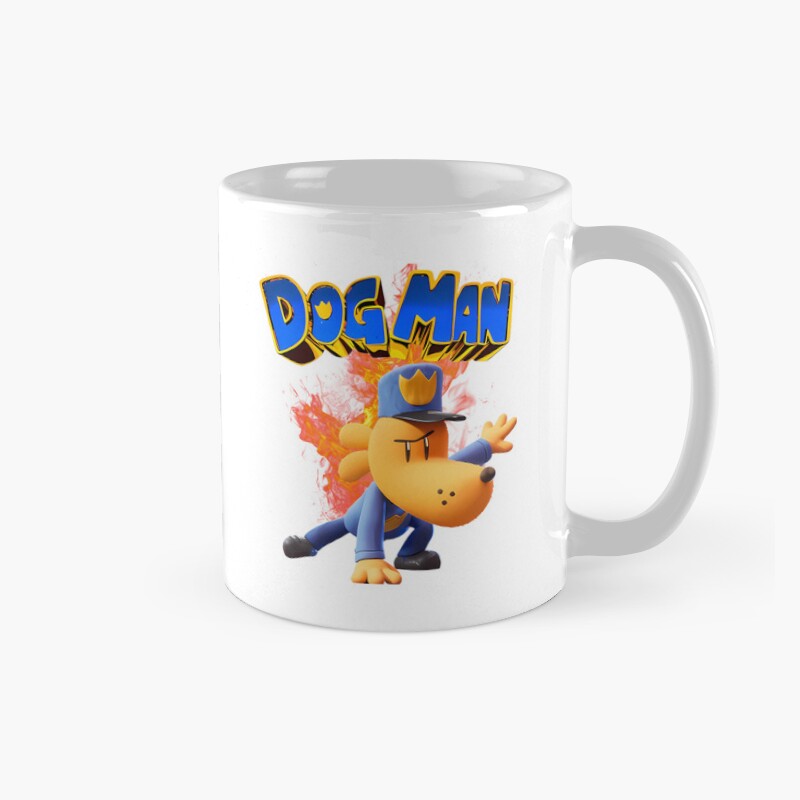 Dogman Cartoon Kids Dog Man Mug