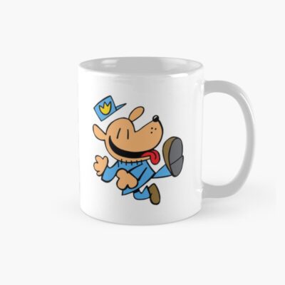 Dogman Cartoon Kids Dog Man Jumping Mug