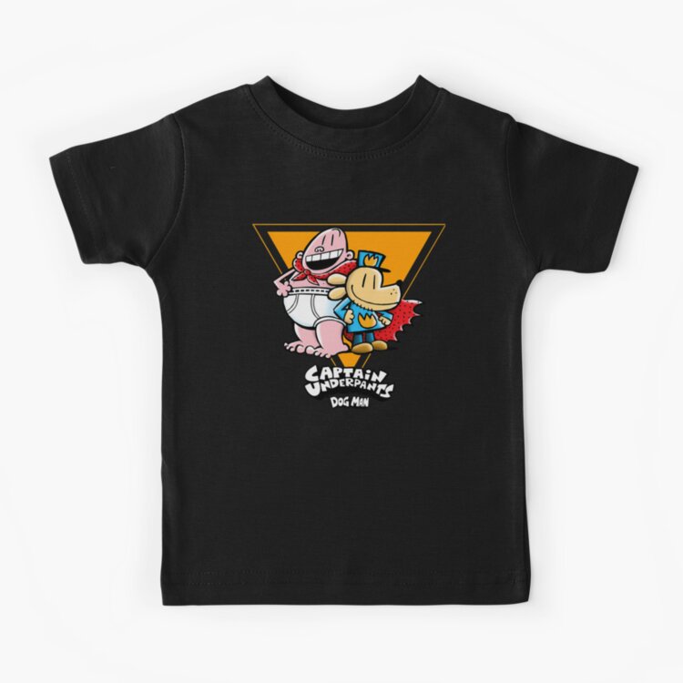 Captain Underpants Dog Man Kids T-shirt - Image 3