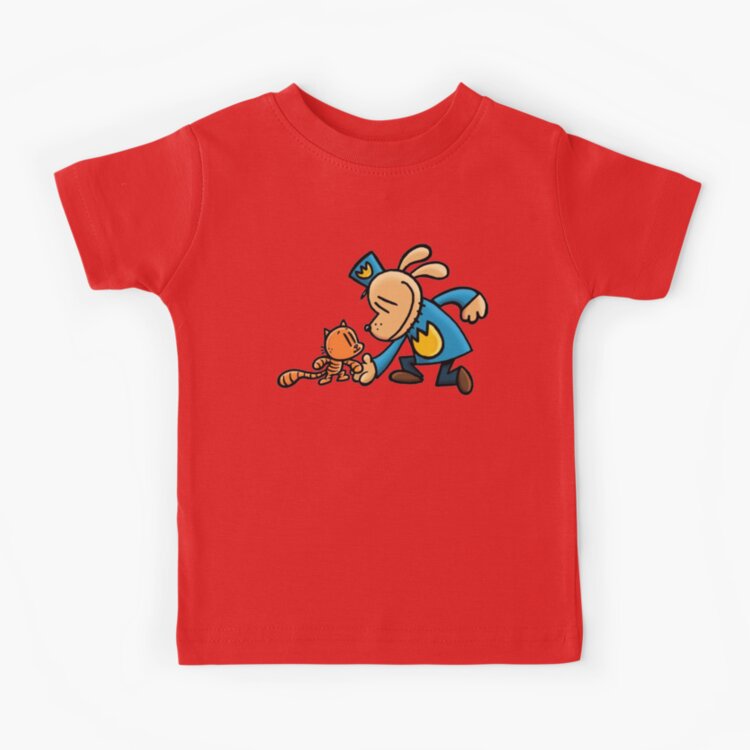 Dog Man Dogman And Li L Petey Kids T-shirt - Image 5