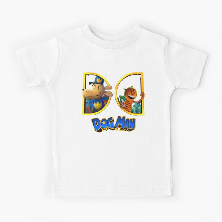 Dogman Cartoon Dog Man And Petey Kids T-shirt