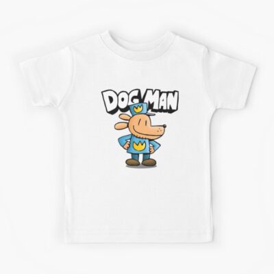 Dogman Cartoon Kids Dog Man Kids T-shirt