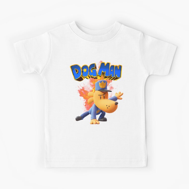 Dogman Cartoon Kids Dog Man So Cool Kids T-shirt