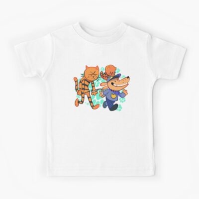 Dog Man Petey And Li'l Pettey Run Away Kids T-shirt