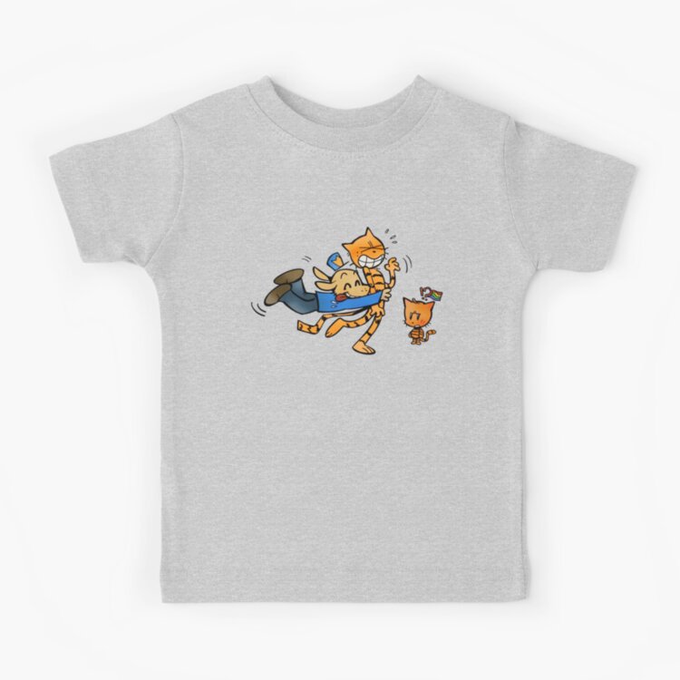 Dog Man Dogman And Petey And Li L Petey Rainbow Kids T-shirt - Image 4