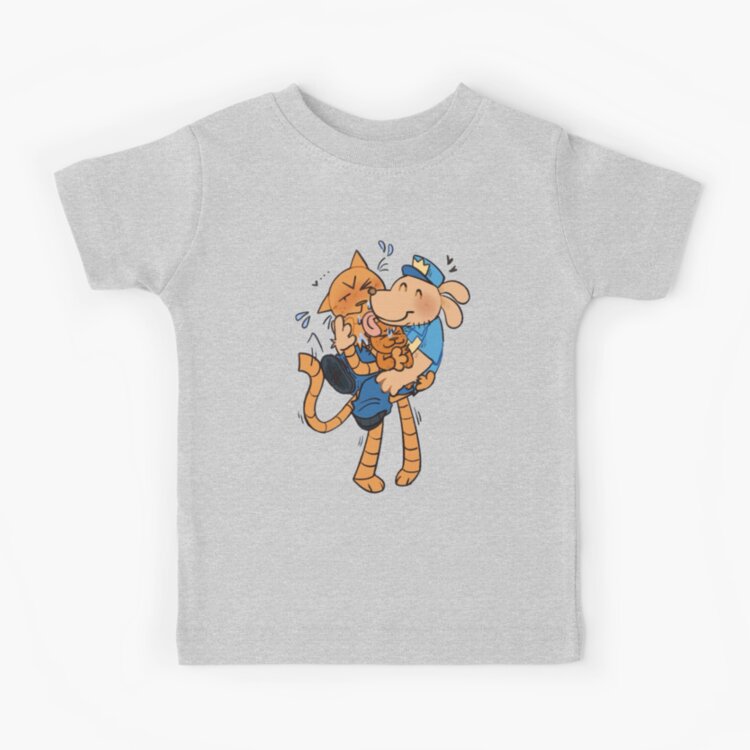 Dogman Petey The Cat X Dog Man Kids T-shirt - Image 4