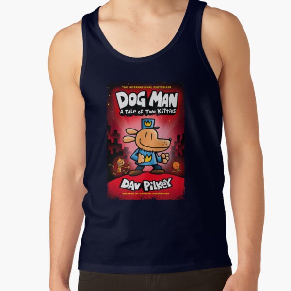 Dogman A Table Of Two Kitties Dav Pikey Tank Top - Image 5