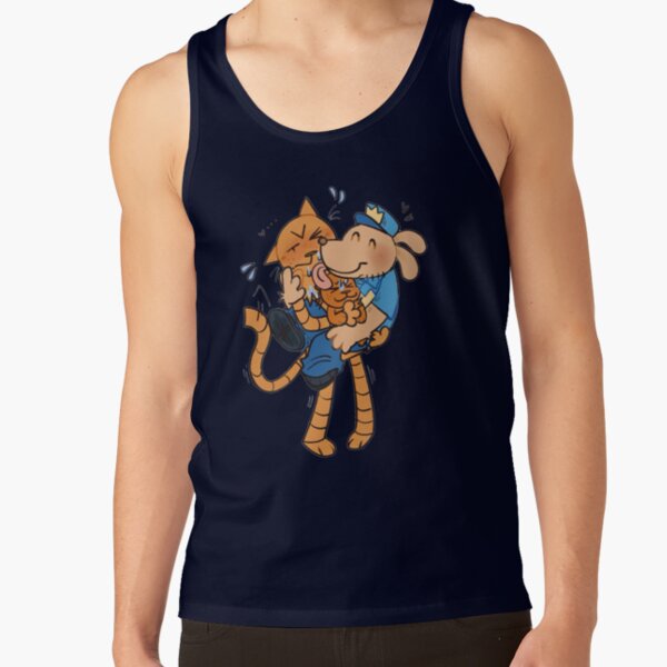 Dogman Petey The Cat X Dog Man Tank Top - Image 5