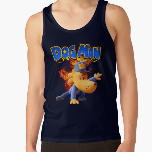 Dogman Cartoon Kids Dog Man So Cool Tank Top - Image 5