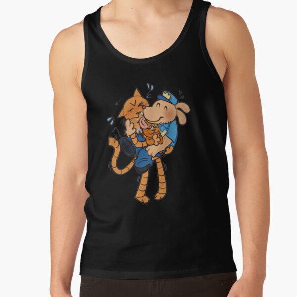 Dogman Petey The Cat X Dog Man Tank Top - Image 2