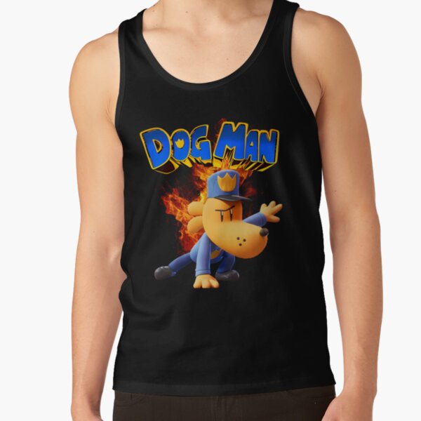 Dogman Cartoon Kids Dog Man So Cool Tank Top - Image 2