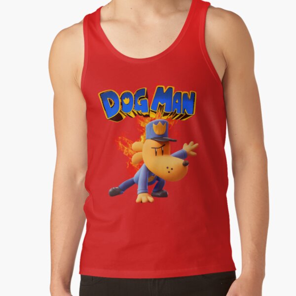Dogman Cartoon Kids Dog Man So Cool Tank Top - Image 4