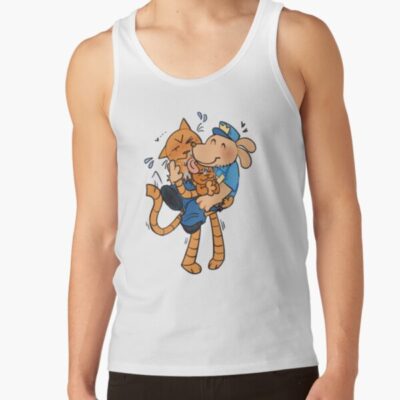Dogman Petey The Cat X Dog Man Tank Top