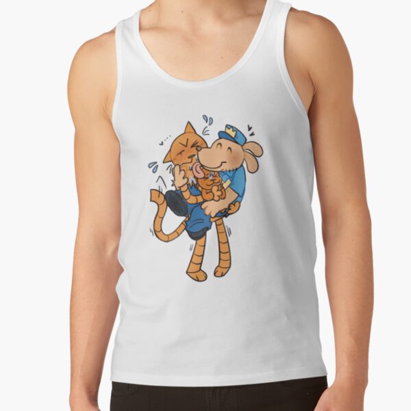 Dogman Petey The Cat X Dog Man Tank Top