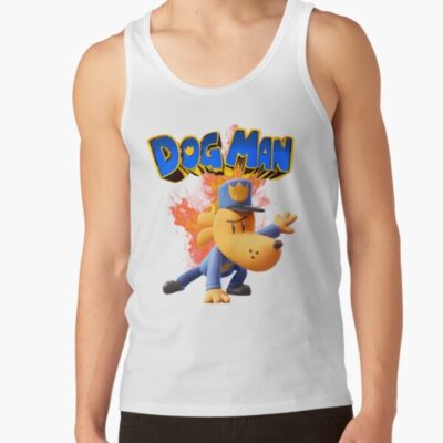 Dogman Cartoon Kids Dog Man So Cool Tank Top