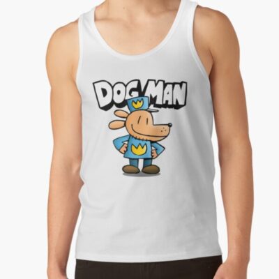 Dogman Cartoon Kids Dog Man Tank Top