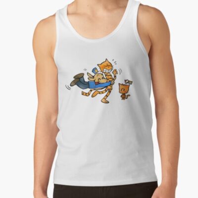 Dog Man Dogman And Petey And Li L Petey Rainbow Tank Top