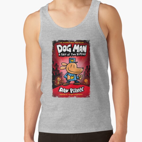 Dogman A Table Of Two Kitties Dav Pikey Tank Top - Image 3