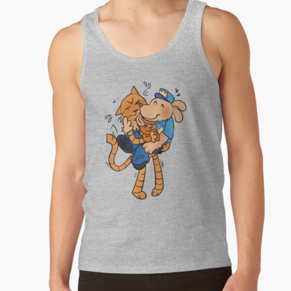 Dogman Petey The Cat X Dog Man Tank Top - Image 3