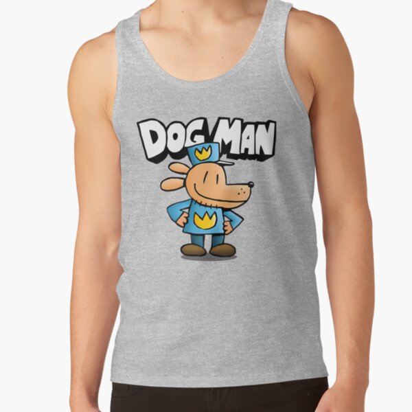 Dogman Cartoon Kids Dog Man Tank Top - Image 3