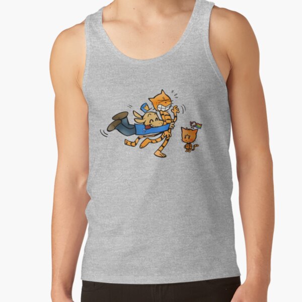 Dog Man Dogman And Petey And Li L Petey Rainbow Tank Top - Image 3