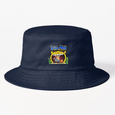 Dogman Cartoon  Big Mouth Cat Bucket Hat