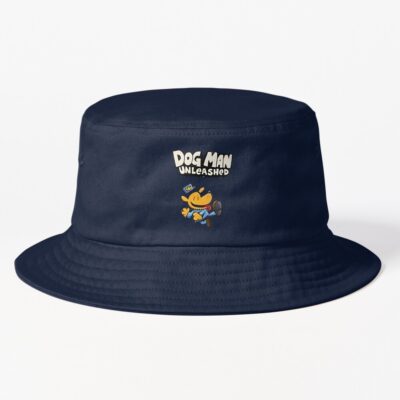 Dogman Cartoon Kids Dog Man Jump Bucket Hat