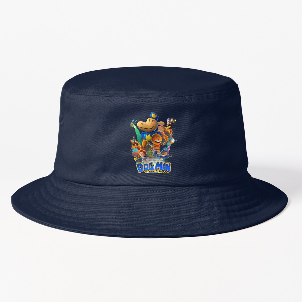 Dog Man All Characters Bucket Hat