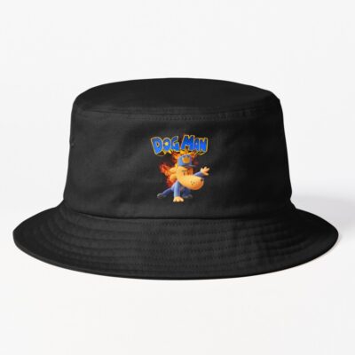 Dogman Cartoon Cool Design Bucket Hat