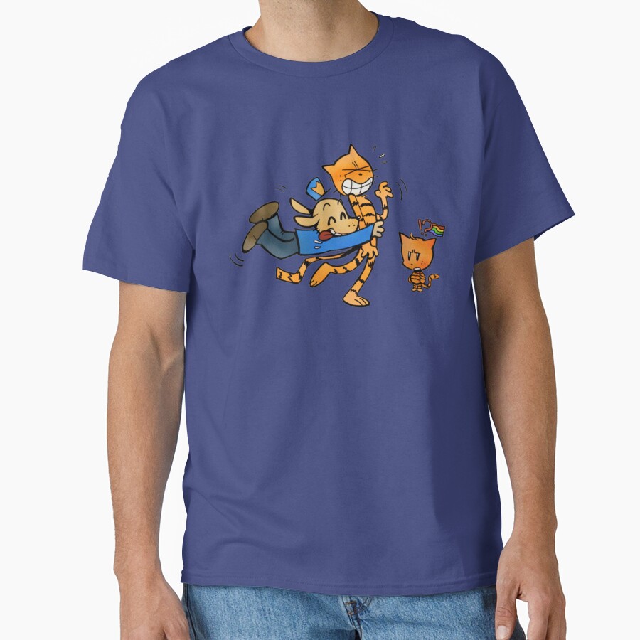 Dog Man Dogman And Petey And Li L Petey Rainbow T-shirt - Image 4
