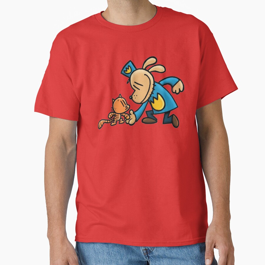 Dog Man Dogman And Li L Petey T-shirt - Image 5