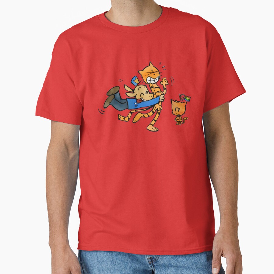 Dog Man Dogman And Petey And Li L Petey Rainbow T-shirt - Image 5