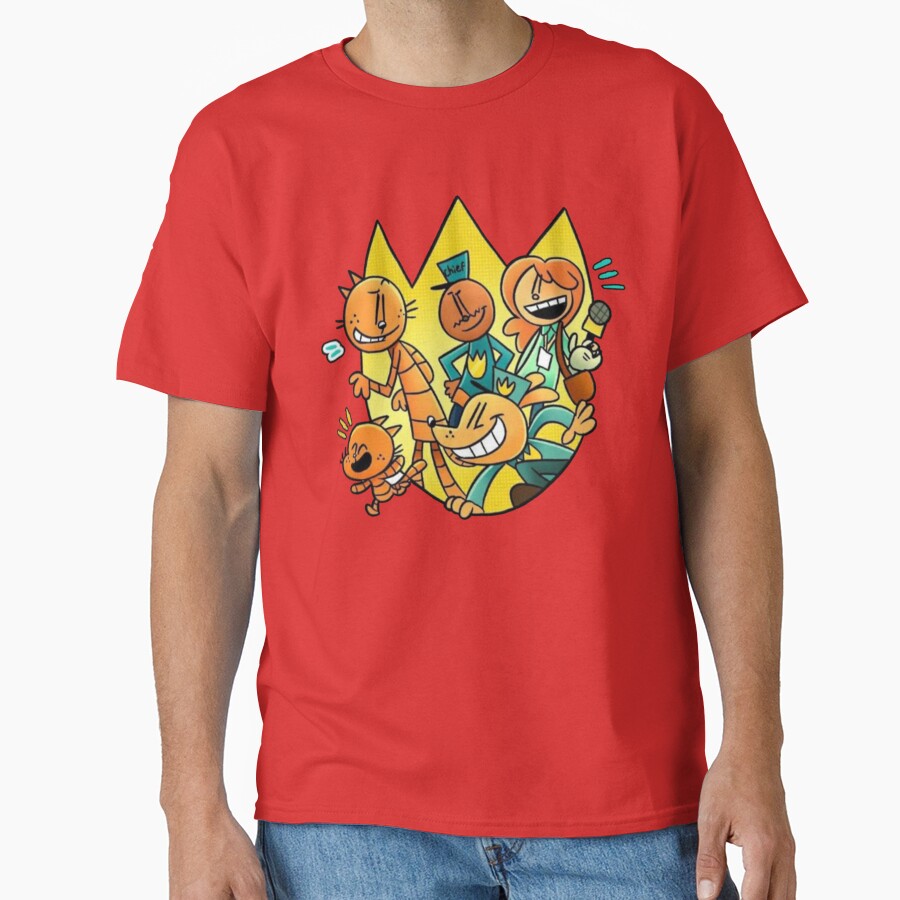 Dog Man Petey The Cat And Dogman T-shirt - Image 5