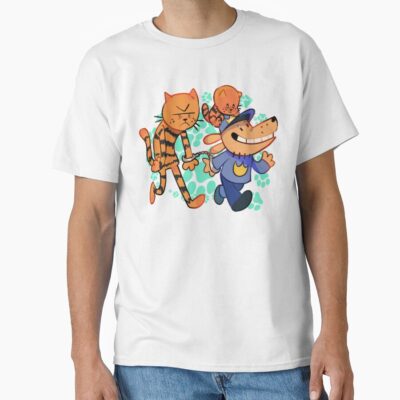 Dog Man Petey And Li'l Pettey Run Away T-shirt