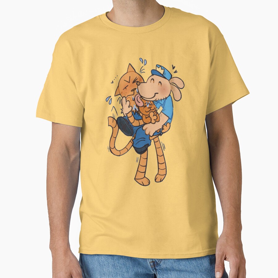 Dogman Petey The Cat X Dog Man T-shirt - Image 6