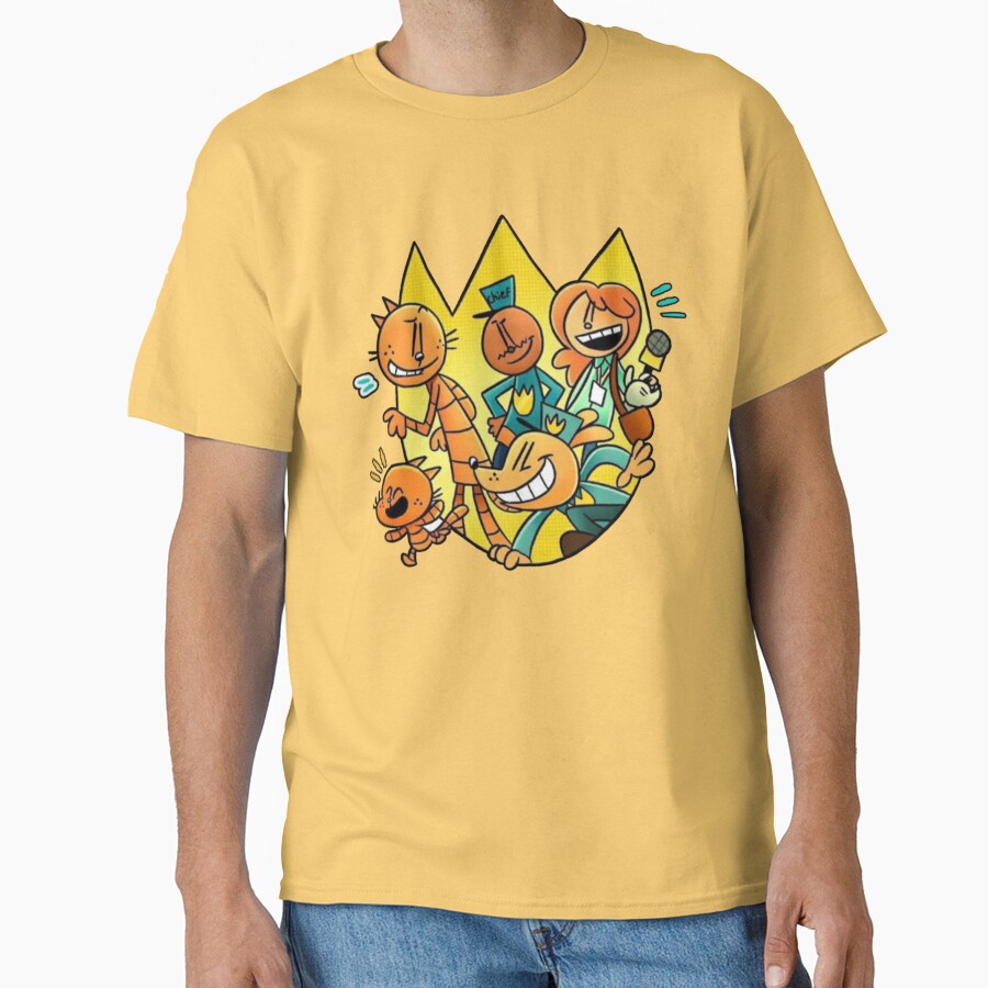 Dog Man Petey The Cat And Dogman T-shirt - Image 6
