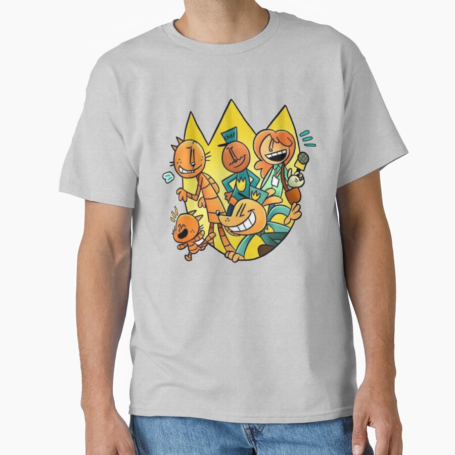 Dog Man Petey The Cat And Dogman T-shirt - Image 3