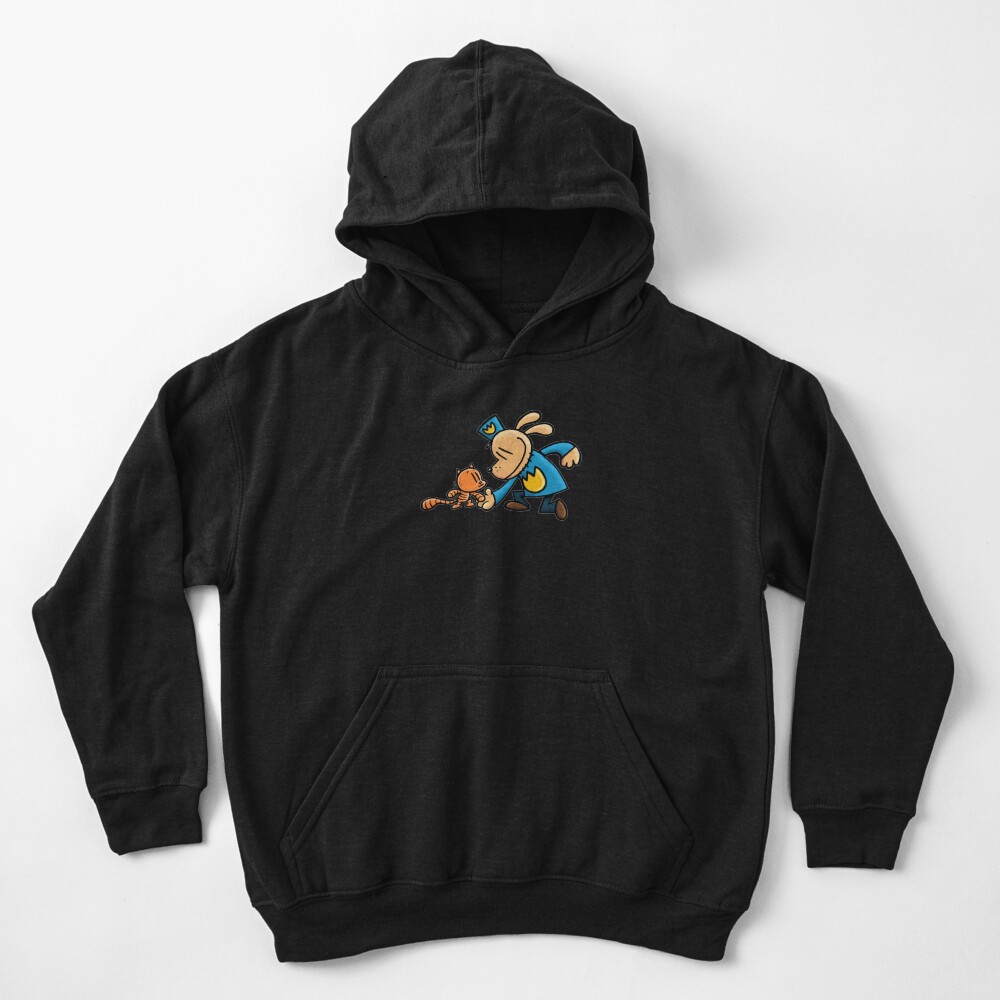 Dog Man Dogman And Li L Petey Kids Hoodie