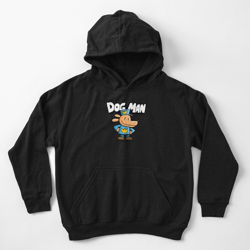 Dogman Cartoon Kids Dog Man Kids Hoodie - Image 3
