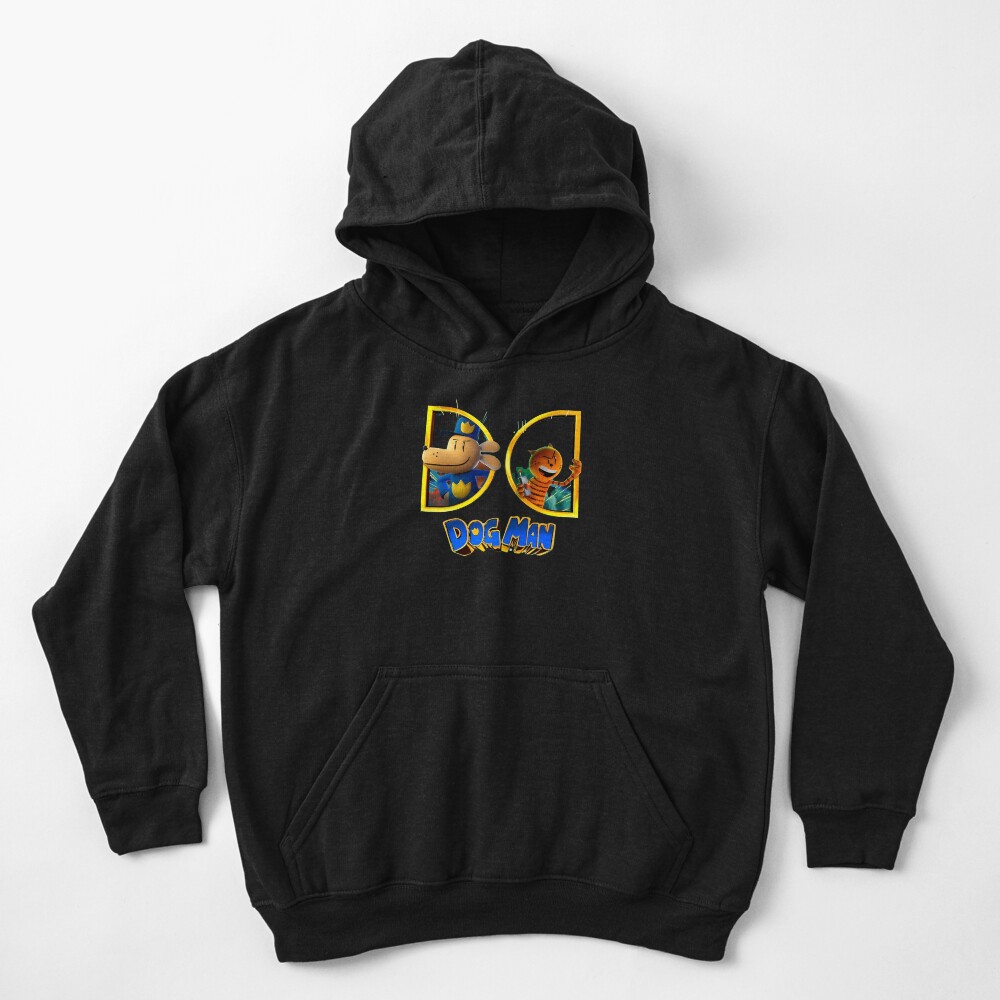 Dogman Cartoon Dog Man And Petey Kids Hoodie - Image 2