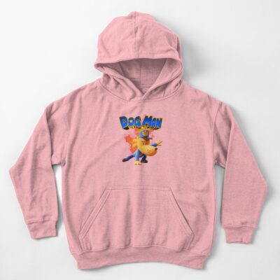 Dogman Cartoon Kids Dog Man So Cool Kids Hoodie