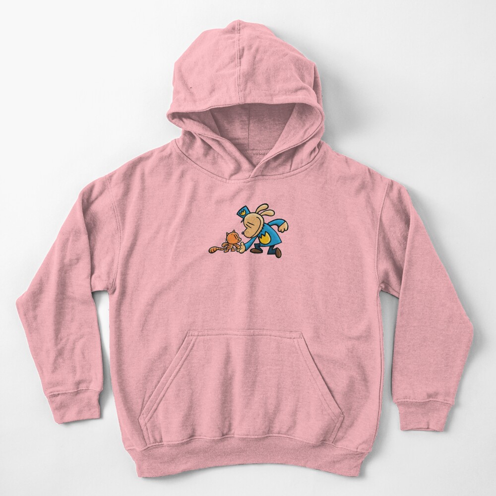 Dog Man Dogman And Li L Petey Kids Hoodie - Image 2