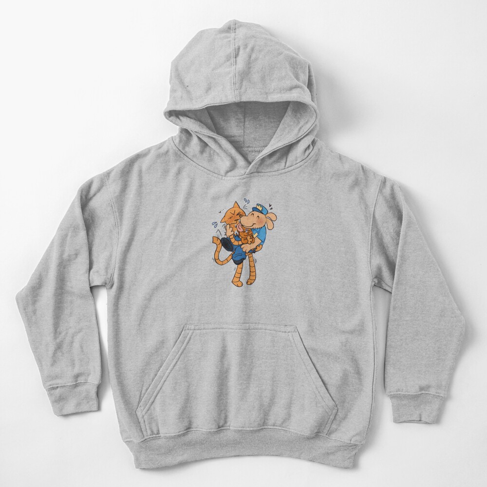 Dogman Petey The Cat X Dog Man Kids Hoodie